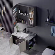 Paolina Bathroom Furniture Set 2 Pieces Gray
