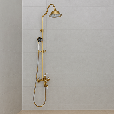 Shower Column, Sanitary Brass, Gold, WZY/310/B