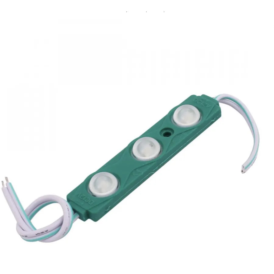 LED Module 12V, 1.5W, IP67, Green, green light, 2835, 20 pcs