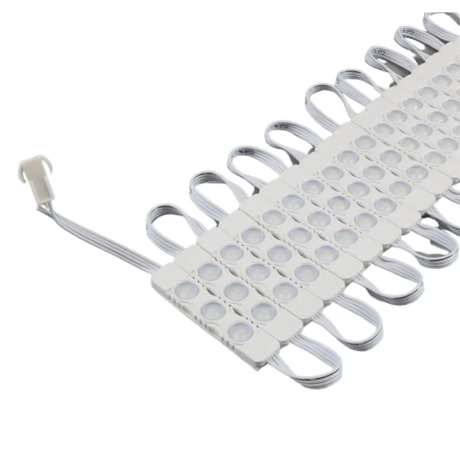 COB LED Module, 220V, 1.5W, IP67, White, red light, 2835, 20 Pcs
