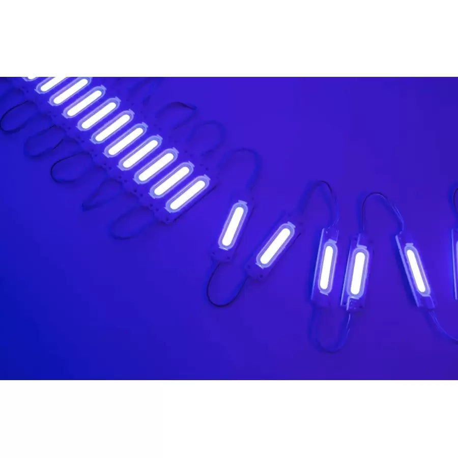 COB LED Module 6 LEDs 2W, Blue, IP65, 12V
