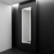 Mirror LED rectangular 45x140cm Giulia Sensor Radar Marcello Dismantic Clock Defrosting System