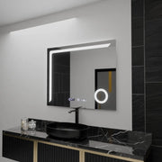 Mirror LED rectangular 100x80cm Precision Motionglow Marcello Dismantling Defrost & Thermometer Wolf Cosmetic