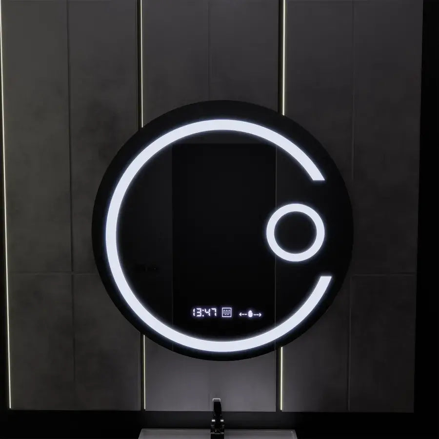 Mirror LED Round 60cm Visio MotionGlow Marcello System Defrosting Clock & Thermometer Dimable Cosmetics