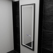 Mirror LED rectangula 60x150cm Bianca Sensor Radar Marcello Clock Defrost & Dimable Thermometer