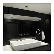 Mirror LED rectangular 100x60cm Celeste MotionGlow Marcello Dismantling Clock Defrosting System Termometer