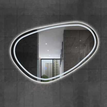 Touch Quassare LED mirror 90x65 cm