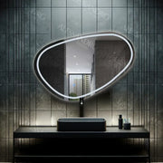 Touch Quassare LED mirror 90x65 cm