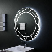 Touch Astrix LED mirror 70x70 cm 