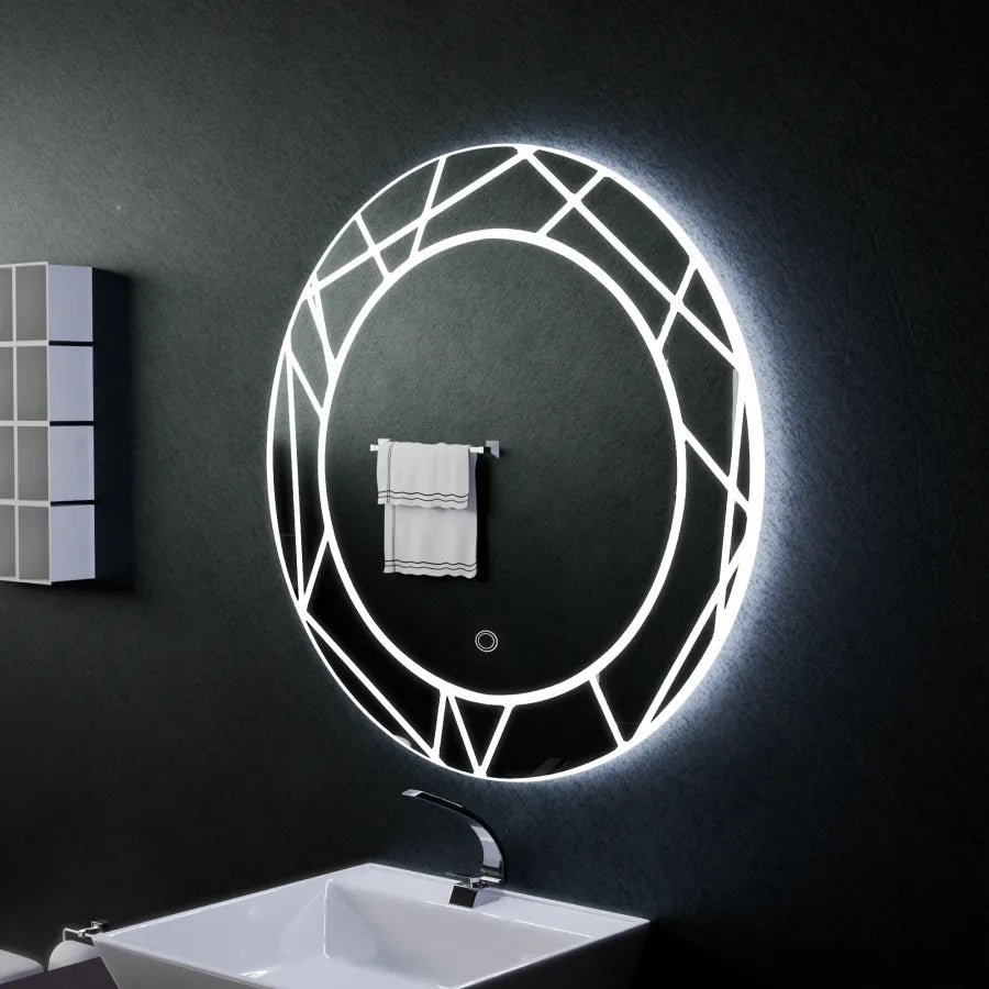 Touch Astrix LED mirror 70x70 cm 