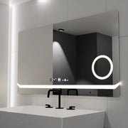 Mirror LED rectangular 80x60cm Definition MotionGlow Marcello Dismantling Clock Defrosting System