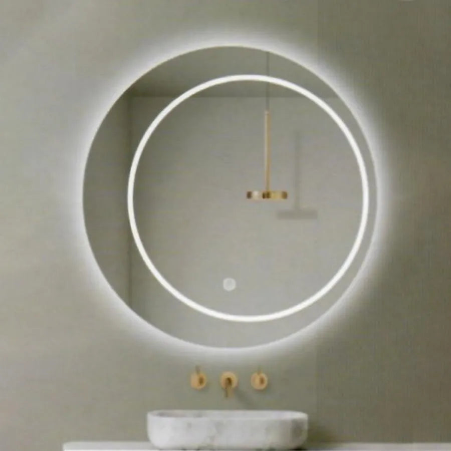 Mirror LED Round 60cm Touch Feronia System Defrosting