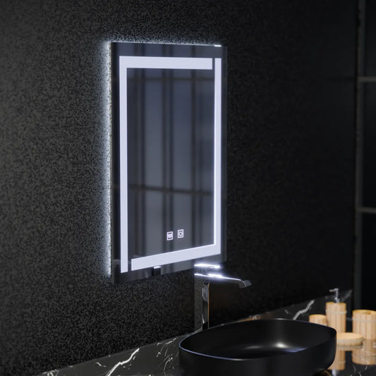LED Mirror Touch Finater Defog System 60x45cm