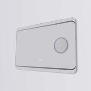 Mirror LED rectangular 80x60cm touch system disabling cosmetics