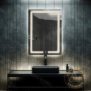 LED Touch Mirror Rhea Defog System 60x80 cm Marcello Funghi Collection