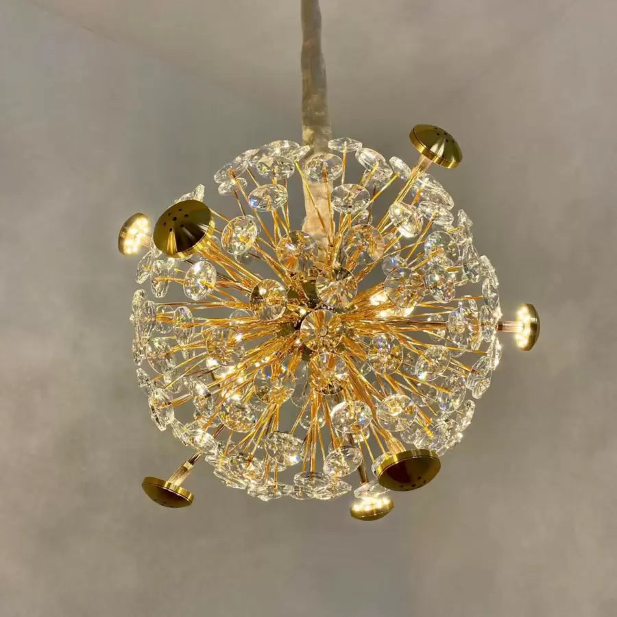 Crystal Arthur LED Pendant 99W Gold