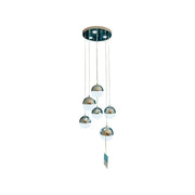 Jeremias LED Pendant with Remote Control, 63W, 2.4GHz, Dimmable, Metal, Chrome 
