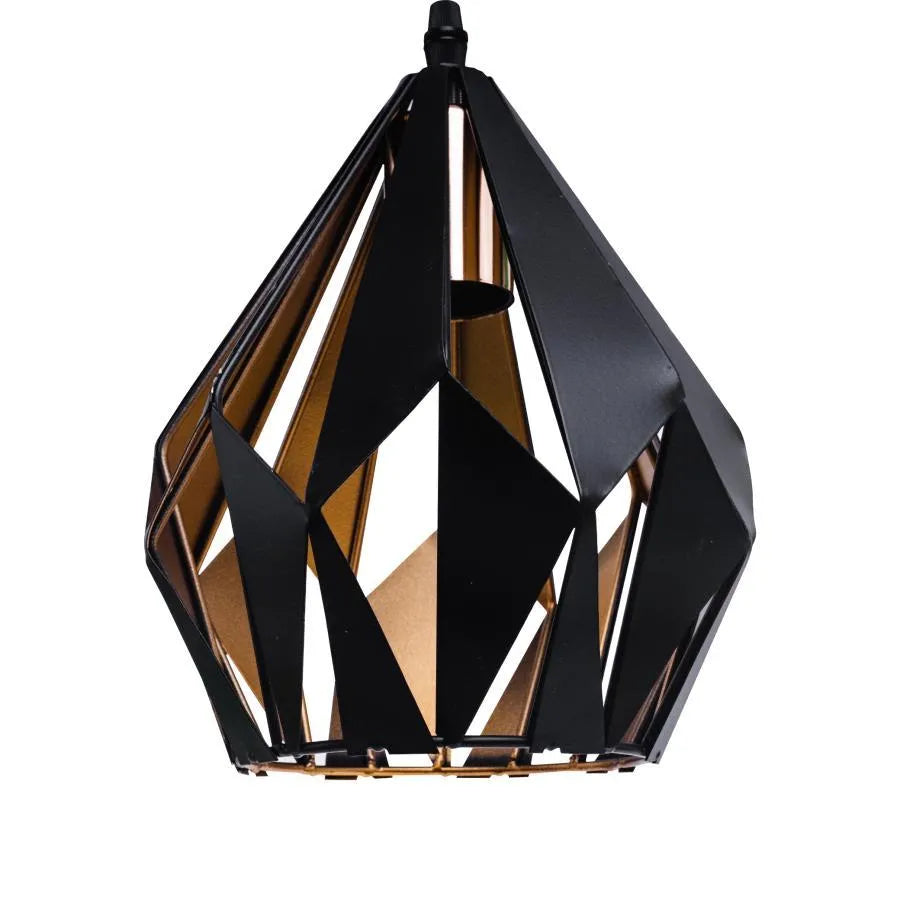 Orcus Pendant 3x E27 Gold Black 