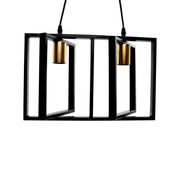 Patrisi Pendant 2x E27 Black