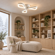 LED chandelier AURALIUS 18W, 3 Petals, Neutral light, 4000K, White