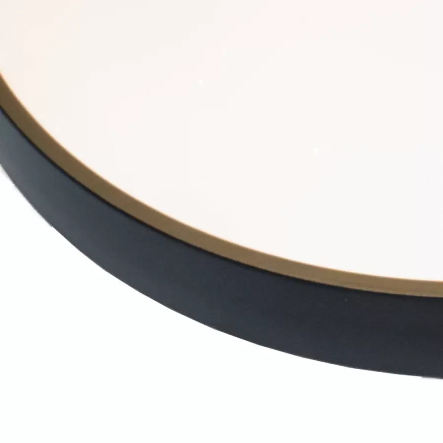 LED Ceiling Light Asya 24W, Plastic, White and Black 