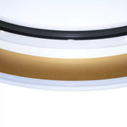 Galina 96W LED Ceiling Light, Plastic, White, Black and Gold 