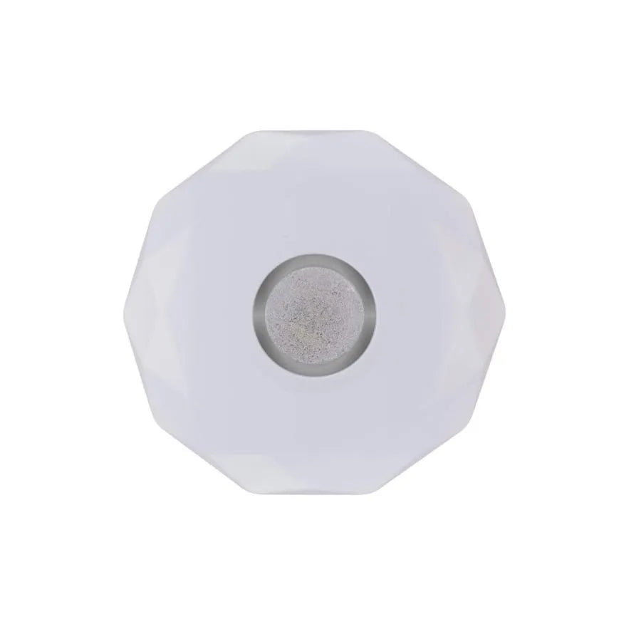Klava LED Ceiling Light with Decorative Ring 24W White 