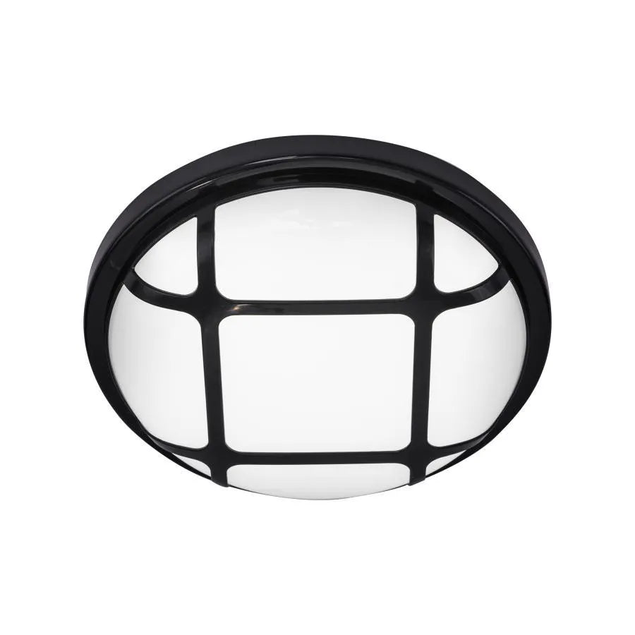 Round LED Ceiling Light 80W Moisture Resistant Black White