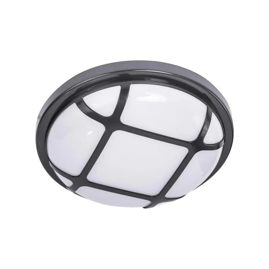 Round LED Ceiling Light 80W Moisture Resistant Black White