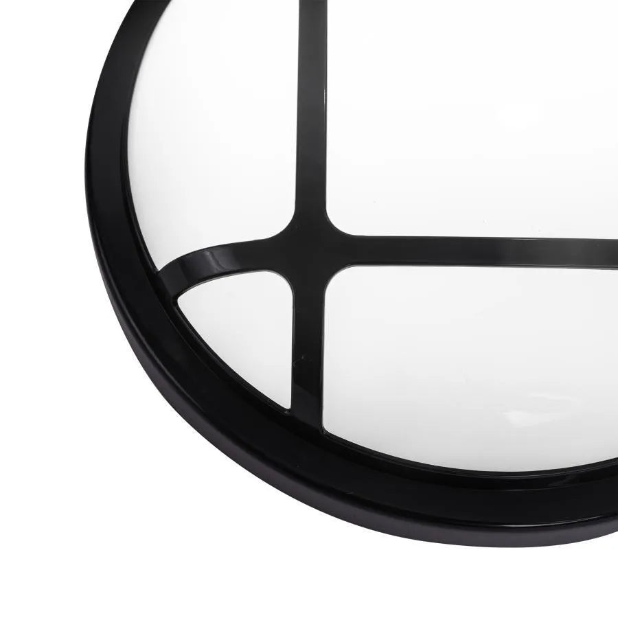 Round LED Ceiling Light 80W Moisture Resistant Black White