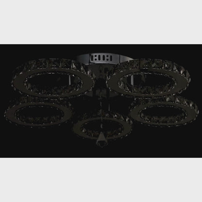 LED Chandelier with Remote Control and Anubis Crystal 61W