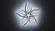LED Chandelier with Remote Control SAKURA, 60W, 5 Petals, Cold/Warm/Neutral Light, Dimmable, White 