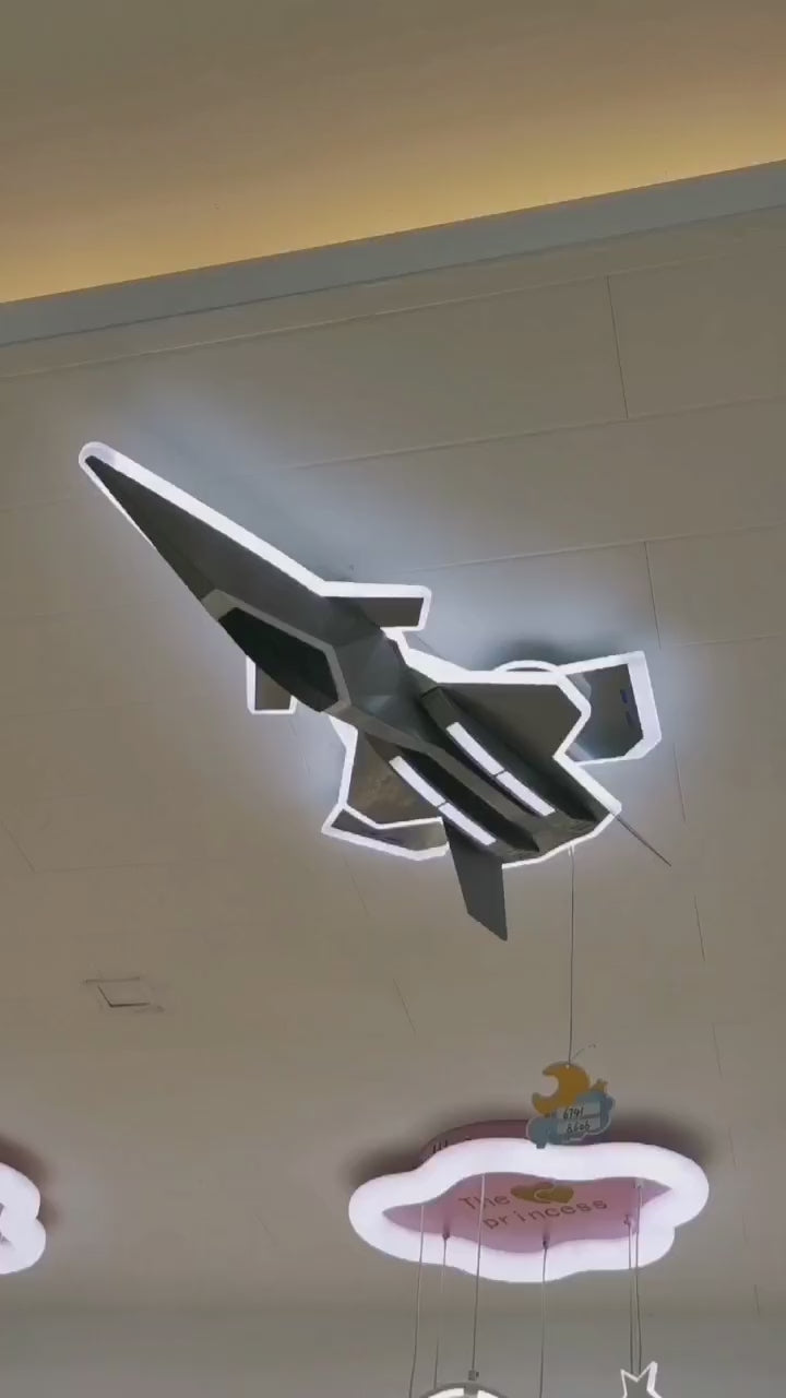 LED FIGHTER chandelier, 101W, Cold/Warm/Neutral light, Silver