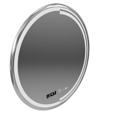 60cm round LED mirror Motionglow sensor Consuel Marcellow Dimable Clock Defrosting System