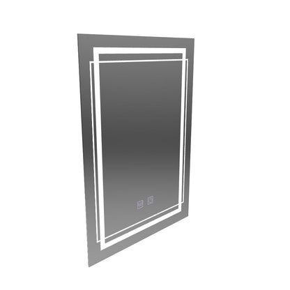 Mirror LED rectangular 50x70cm Touch Koven Disabling System