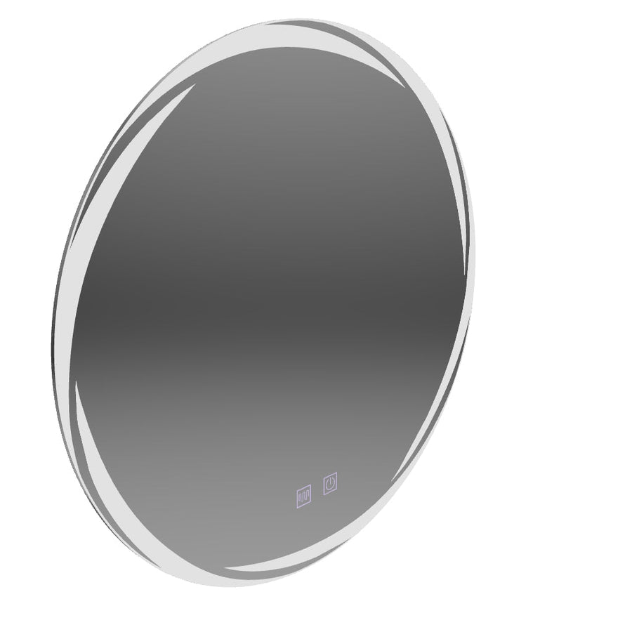 60cm round LED mirror - spirallus touch system unknown disabling