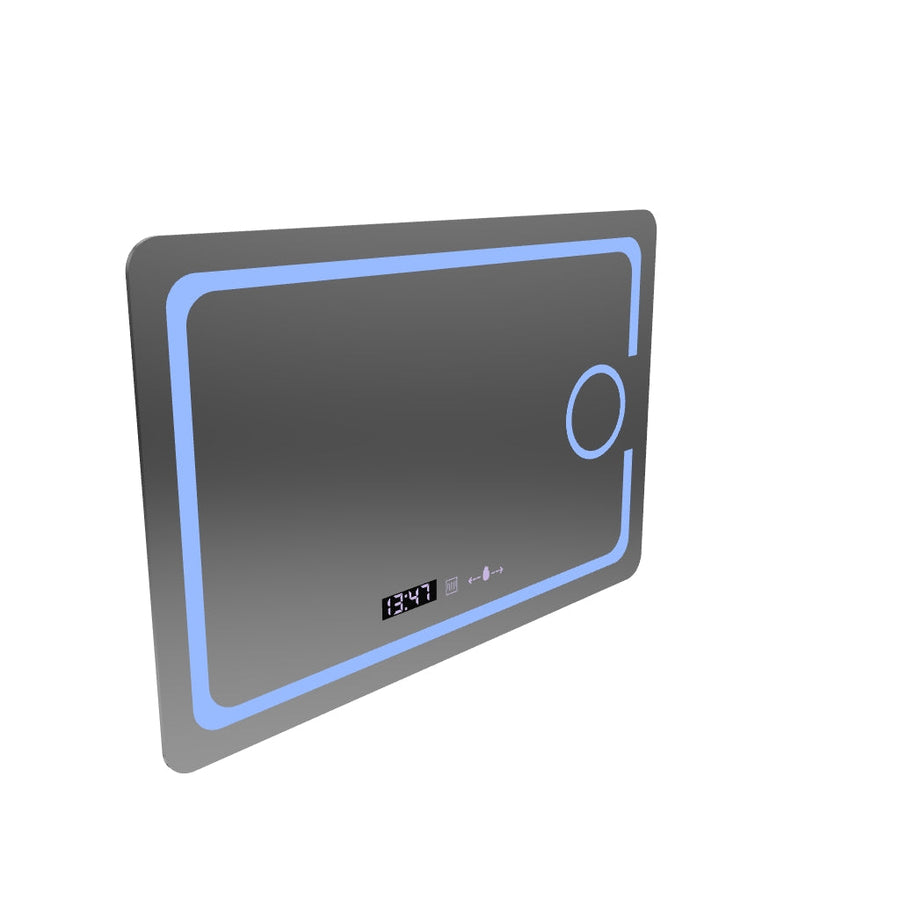 Mirror LED rectangular 120x80cm ECLAT Motionglow Marcello Dismantling & Dimable Cosmetic Terometer Termometer