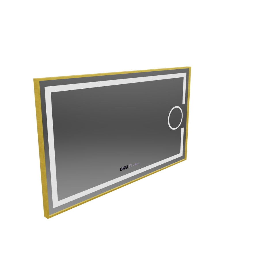 Mirror LED rectangular 50x70cm ECLAT MOTIONGLOW MARCELLO DISPUTS & TERMETER LUBA COSMETICA DIMABIL