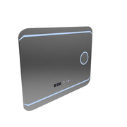The rectangular LED Mirror 80x60cm Stile MotionGlow Marcello Disturbing system & thermometer of the Cosmetics Dimable