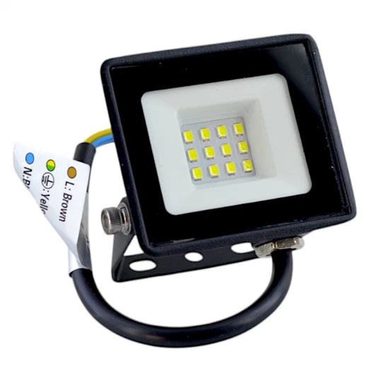 LED Projector 10W 6000K IP65 220-230V 12 sources Black Metallic Case LED Products Default Title Alessandro Design