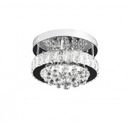 Abel LED Chandelier, 22W, Cold/Warm/Neutral Light, Chrome and Crystal