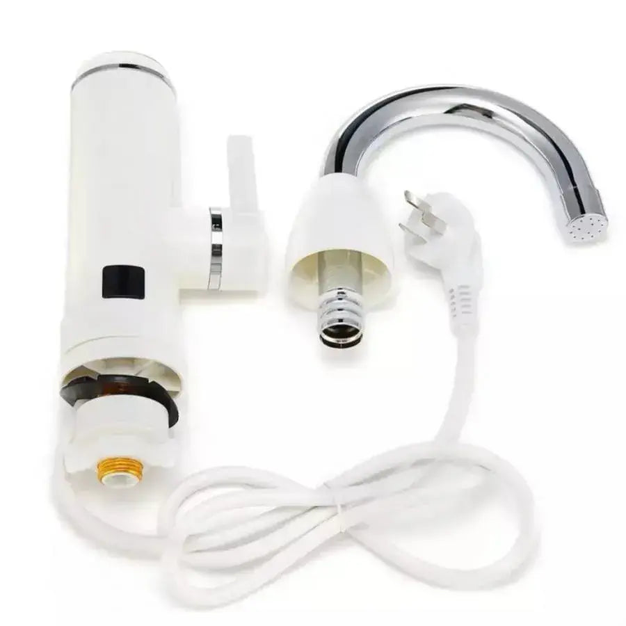 Instant Electric Hot Water Faucet, LCD Display, White, LZ-501X