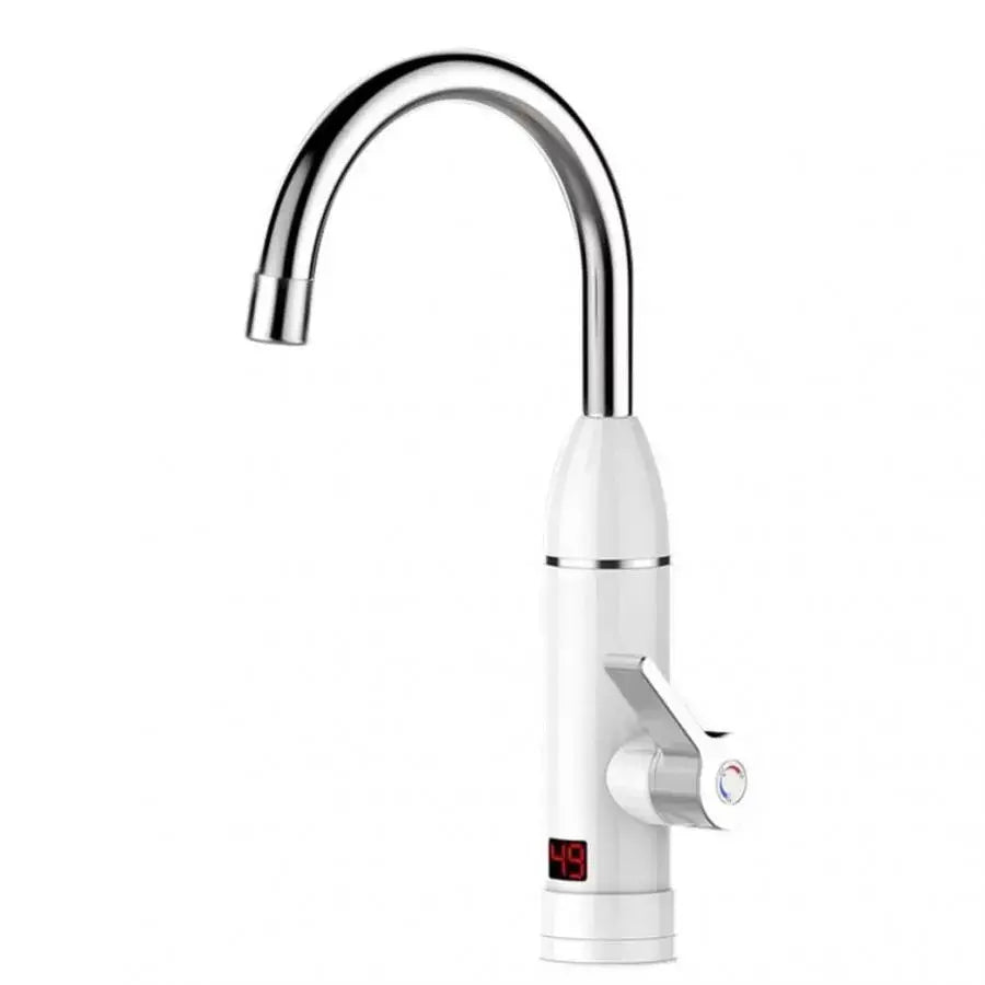 Instant Electric Hot Water Faucet, LCD Display, White, LZ-501X