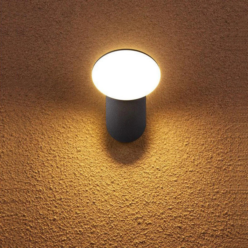 Outdoor LED wall lamp 10W, AX165, Warm Light 3000K, Black