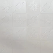 Set of 10x 3D Self-Adhesive Soft Foam Wallpaper, 70cmx70cmx2mm, White