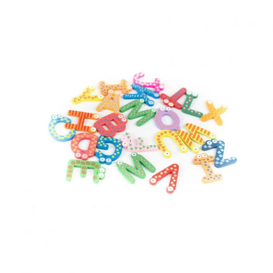 Multicolored Magnetic Letters Set, 26 Pieces, PJ02