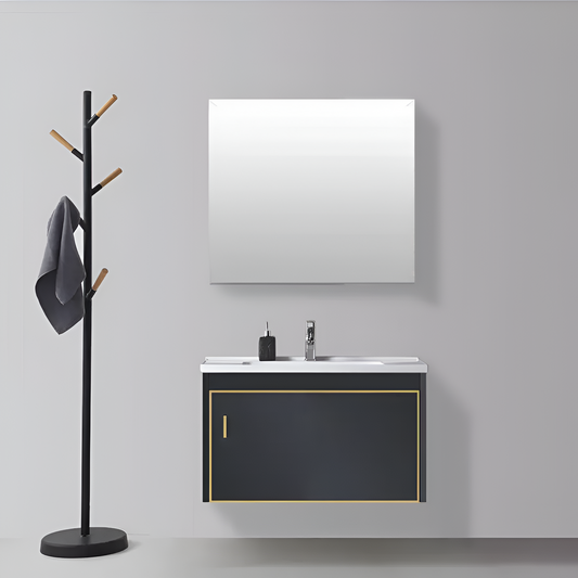 Bathroom Furniture Set, Black, PVC, T346/40