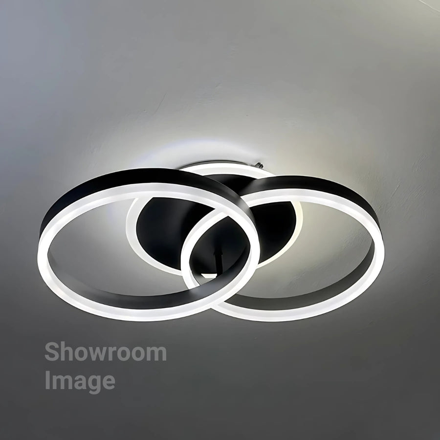 LED Chandelier with Remote Control Stephan 100W Dimmable Black