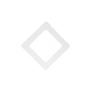 Applied LED spot, 12W, 2700K, Metal, White