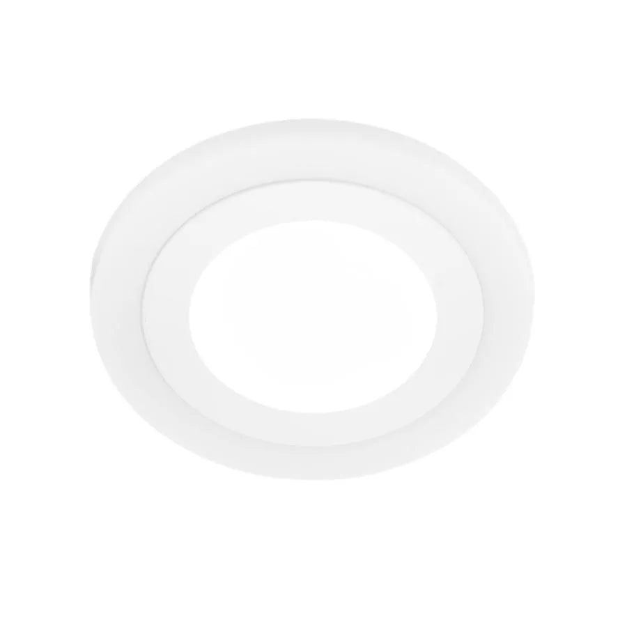 Round LED Spot, 9W, 3000K/6500K, Three Functions, Recessed, White